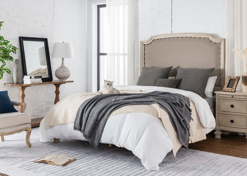 COCOPLOCEUS 26x26 Pillow Covers Set of 2 Euro Shams Cotton Euro Sham Pillow Covers Waffle Weave Pillowcase Farmhouse Decorative Euro Throw Pillow Covers for Couch Sofa Bedroom Car  Chocolate Grey - Image 3